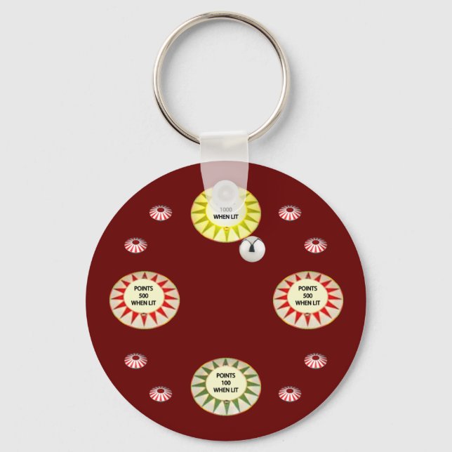 Llavero Pinball de 1000 puntos (Anverso)