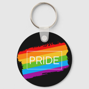 Llavero Pincel de orgullo arcoiris