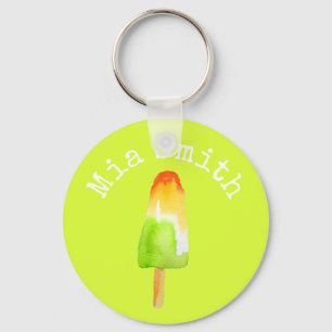 Llavero Pine Lime popsicle pop art linda comida