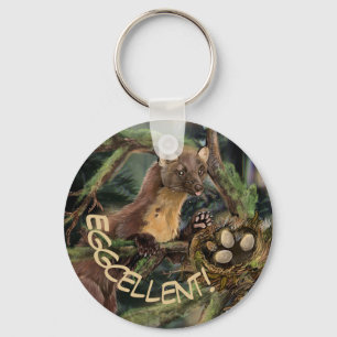 Llavero Pine Marten Europeo