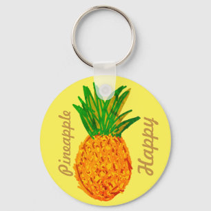 Llavero Pineapple feliz