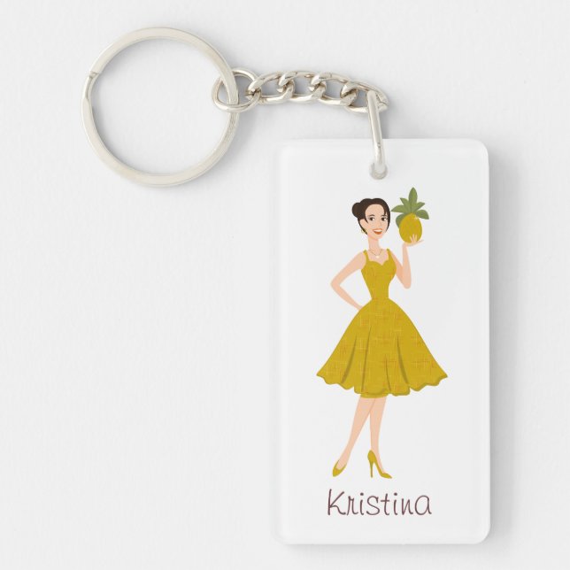 Llavero Pineapple She (Frente)