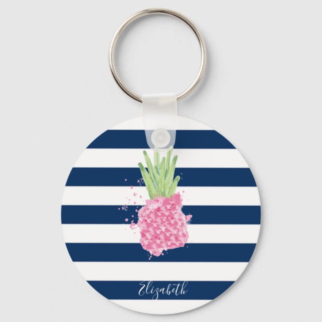 Llavero Pineapple Tropical, Navy Blue Strike (Anverso)
