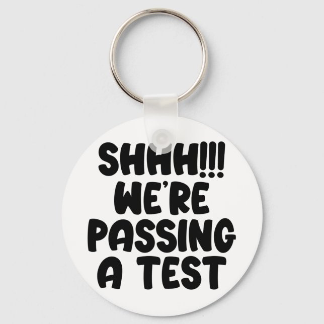 Llavero Ping A Test Funny Test Day 2022 Test Teach (Anverso)