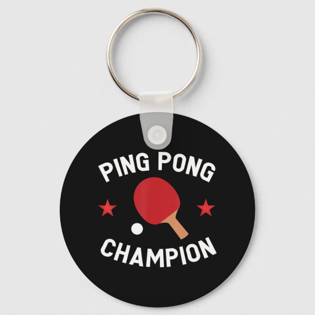 Llavero Ping Pong Champion Table Tennis Lover Gift (Anverso)