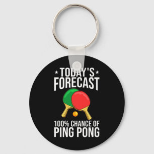 Llavero Ping Pong Table Tennis Player Balls Paddle Game