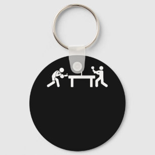 Llavero Ping Pong Table Tennis Stick Figures Pingpong