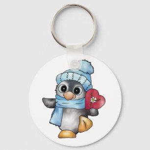 Llavero Pinguin mit Herz