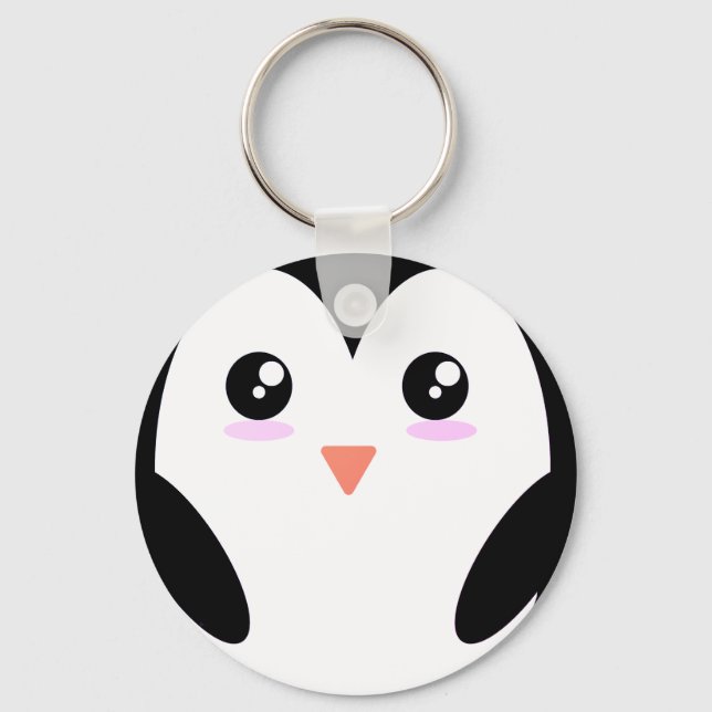 Llavero Pingüino, Animal, Kawaii (Anverso)