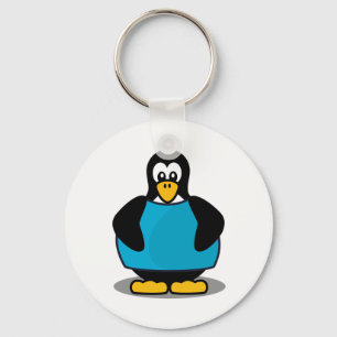 Llavero Pingüino con camisa