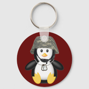 Llavero Pingüino con casco