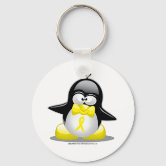 Llavero Pingüino de cinta amarilla