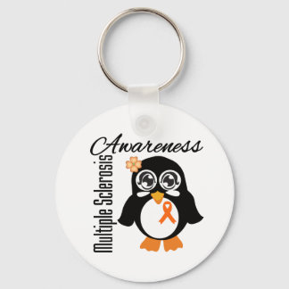 Llavero Pingüino de conciencia de esclerosis múltiple