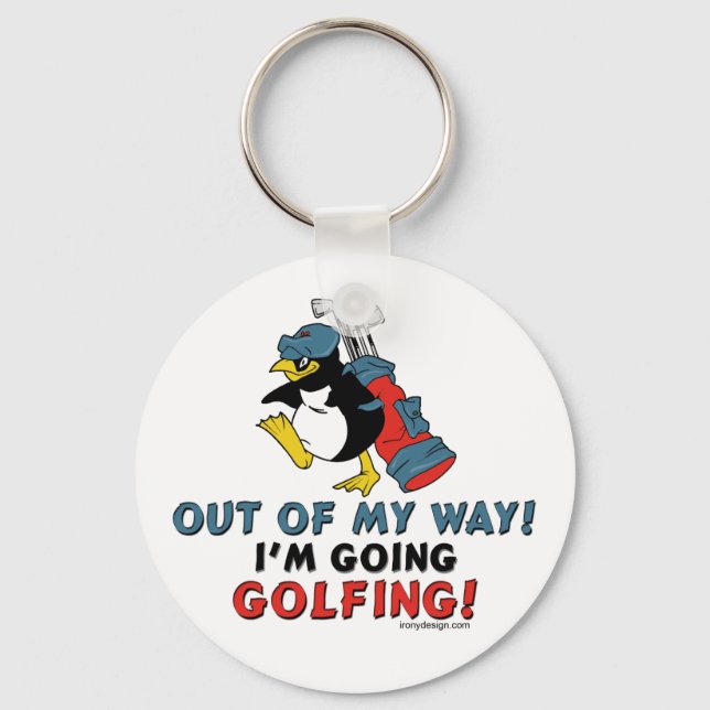 Llavero Pingüino de Golf (Anverso)