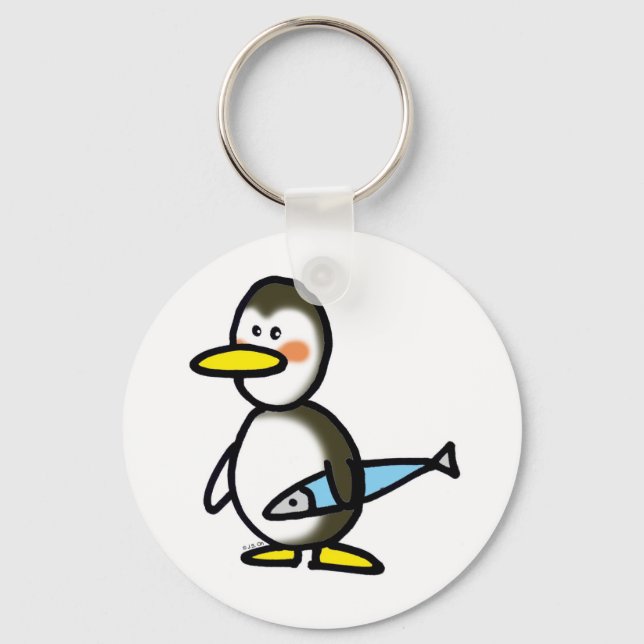 Llavero Pingüino de invierno (Anverso)