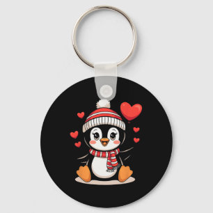 Llavero Pingüino de San Valentín Corazón Bylloon Lindo
