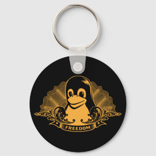 Llavero Pingüino de Tux - (Linux, Open Source, Copyleft,