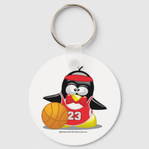 Llavero Pingüino del baloncesto
