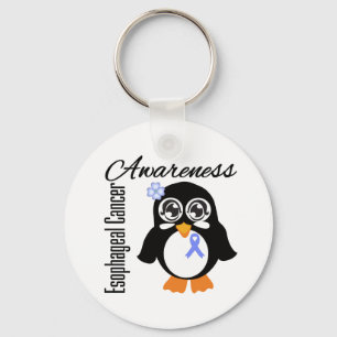 Llavero Pingüino del esófago de la conciencia del cánce