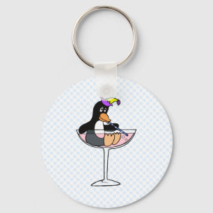 Llavero Pingüino del fiesta