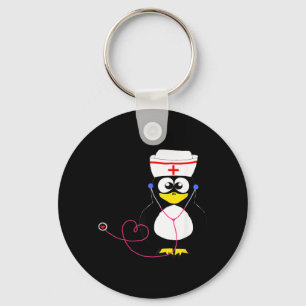 Llavero Pingüino divertido enfermera Doctor Doctor ave de 