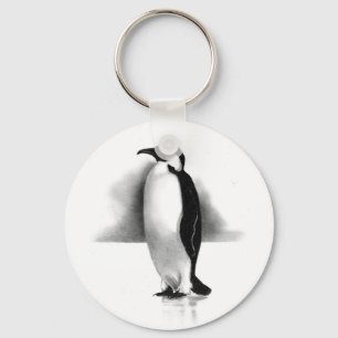LLAVERO PINGÜINO EN LÁPIZ: ARTE DEL REALISMO