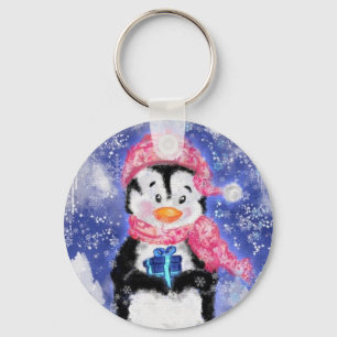 Llavero Pingüino feliz - Navidades