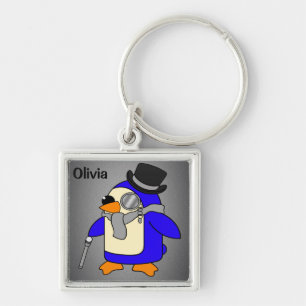 Llavero Pingüino neutro personalizado lindo