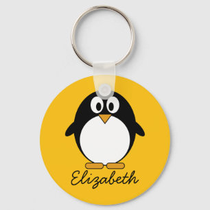 Llavero Pingüino Personalizado moderno