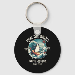 Llavero Pingüino Surfing olas Sudáfrica Cabo Cod Surfea 