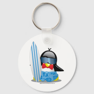 Llavero Pingüino surfista