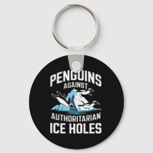 Llavero Pingüinos de Trump Contra Agujeros de Hielo Autori