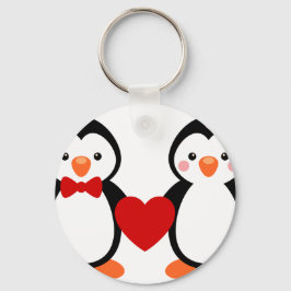 Llavero Pingüinos enamorados