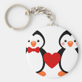 Llavero Pingüinos enamorados