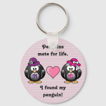 Pingüinos Lesbianos Adorables Gorras del corazón d