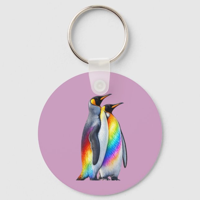 Llavero Pingüinos Orgullosos Unidos (Anverso)