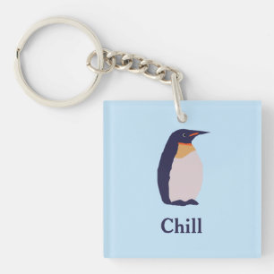 Llavero Pingüinos, relájate