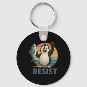 Llavero Pingüinos resistentes al activismo pingüino protes
