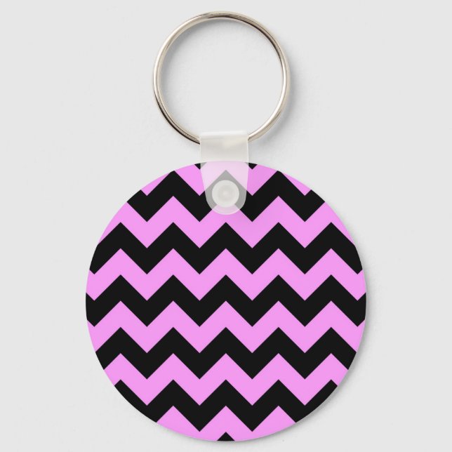 Llavero Pink and Black Zigzag (Anverso)