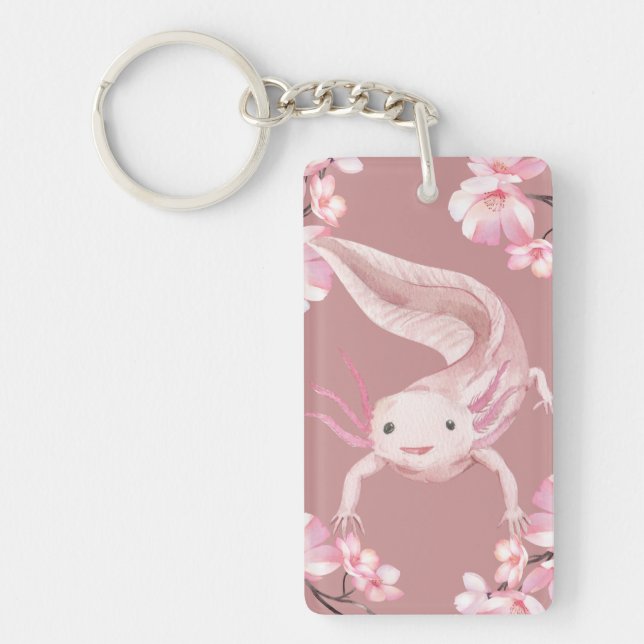 Llavero Pink Axolotl Keychain (Frente)