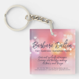 Llavero Pink Bright Bokeh