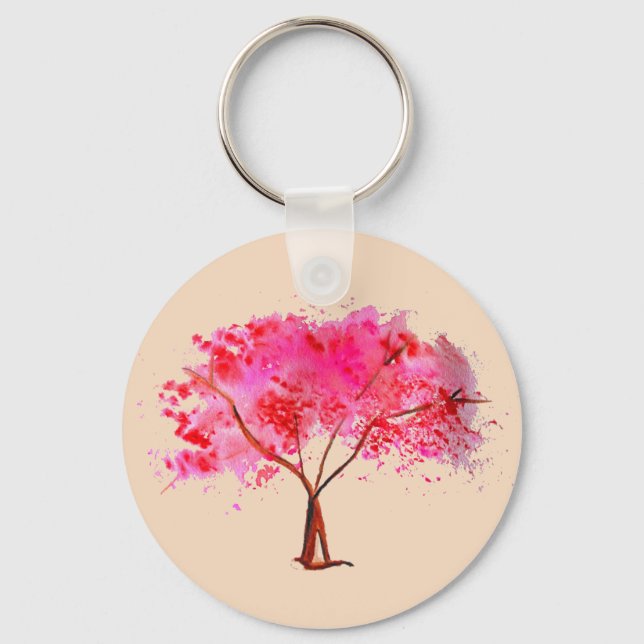 Llavero Pink Cherry Blossom (Anverso)