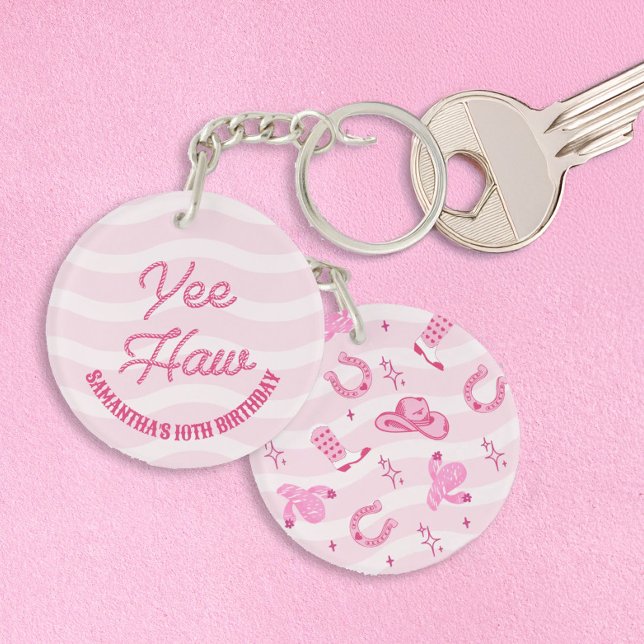 Llavero Pink Cowgirl Rodeo Birthday  (Subido por el creador)