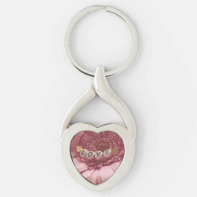 Llavero Pink Daisy Love (Anverso)