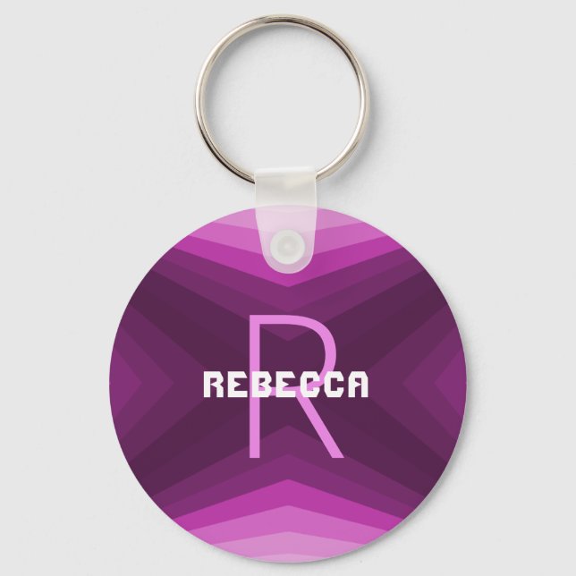 Llavero Pink de cadena de claves personalizable - HAMbyWG (Anverso)