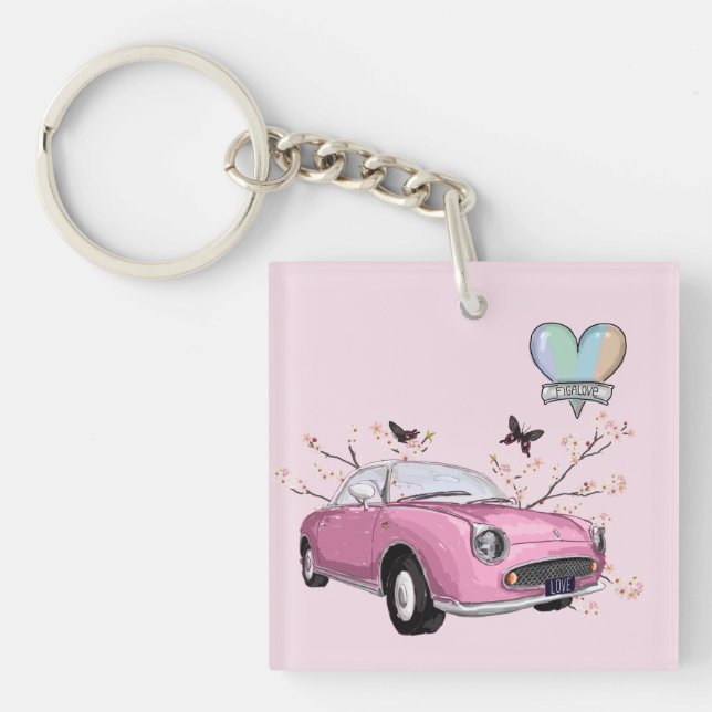 Llavero Pink Figaro key chain - sleutelhanger roze figaro (Frente)