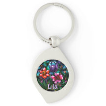 Pink floral floral púrpura suntuoso personalizado