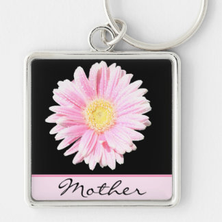 Llavero Pink Gerbera Daisy Mother Keychain