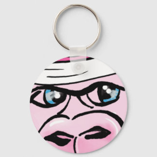 Llavero Pink Gorilla with Sweatband