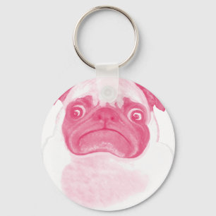 Llavero PINK Grumpy Puggy personalizado